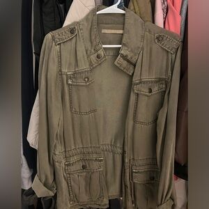 Max Jeans Green Utility Jacket